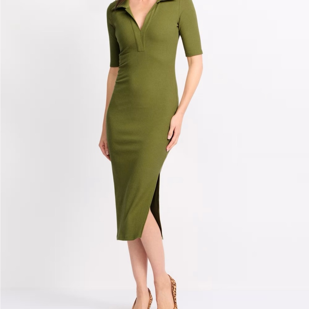 Sugarlips
Beatris Fitted Olive Green Jonny Collar Dress Size Medium